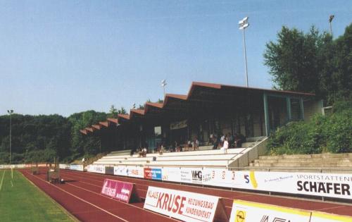 Wasenstadion - Trib&uuml;ne leer...