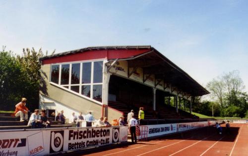 Friedrich-Ebert-Sportpark - Die Trib&uuml;ne